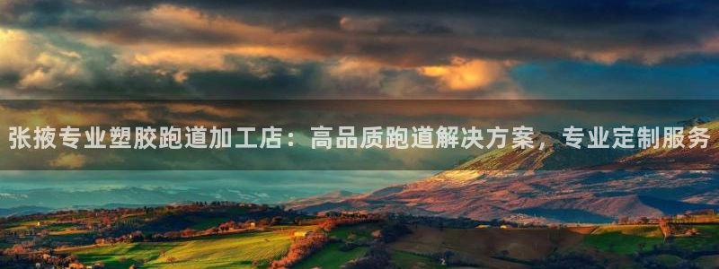 红足1一世红：张掖专业塑胶跑道加工店：高品质跑道解决方案，专业定制服务