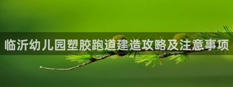 红足网足球直播：临沂幼儿园塑胶跑道建造攻略及注意事项