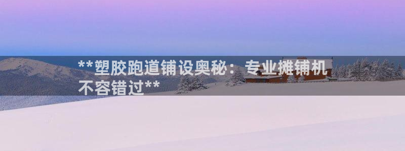 777814红·足一世比分：**塑胶跑道铺设奥秘：专业摊铺机
不容错过**