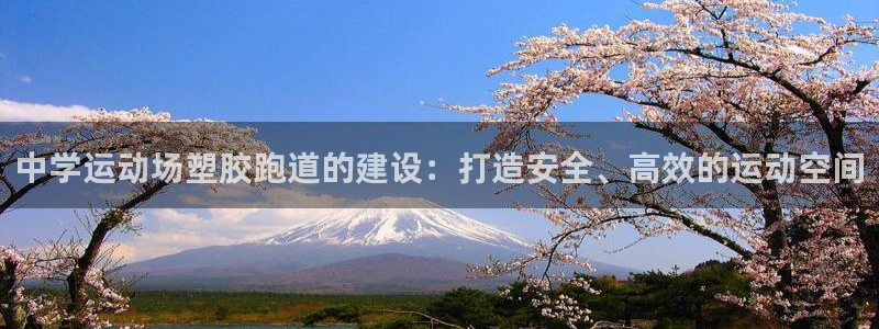 红足1世足球网址：中学运动场塑胶跑道的建设：打造安全、高效的运动空间