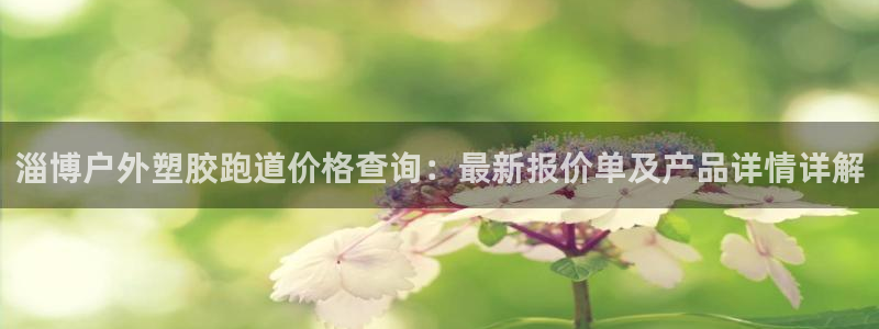 红足体育网：淄博户外塑胶跑道价格查询：最新报价单及产品详情详解