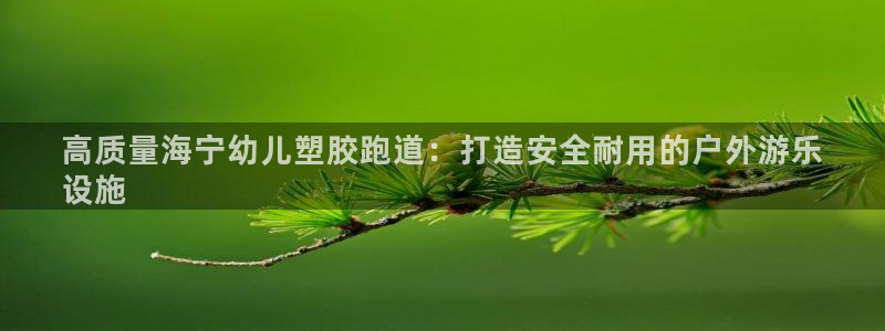 红足l一世开奖现场62ty：高质量海宁幼儿塑胶跑道：打造安全耐用的户外游乐
设施