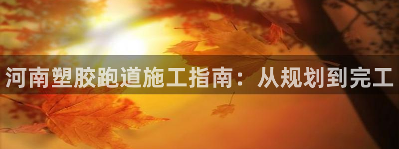 红足一1世666814足球比分网：河南塑胶跑道施工指南：从规划到完工