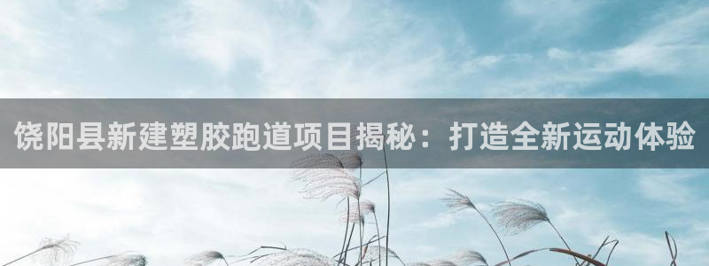 红足网足球直播：饶阳县新建塑胶跑道项目揭秘：打造全新运动体验