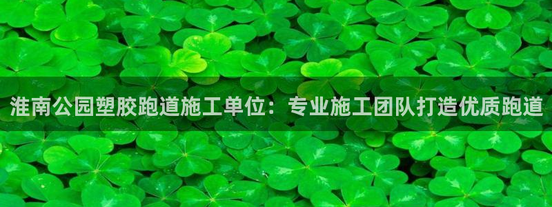 红足一球：淮南公园塑胶跑道施工单位：专业施工团队打造优质跑道