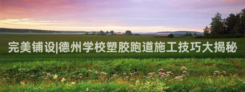 66814红足：完美铺设|德州学校塑胶跑道施工技巧大揭秘